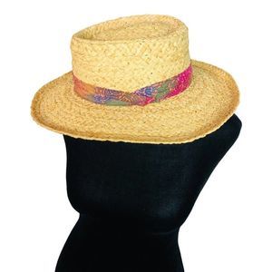 1013 Summer Club Sz L Men’s Natural Fiber Woven Straw Hat Band Australia Dorfman